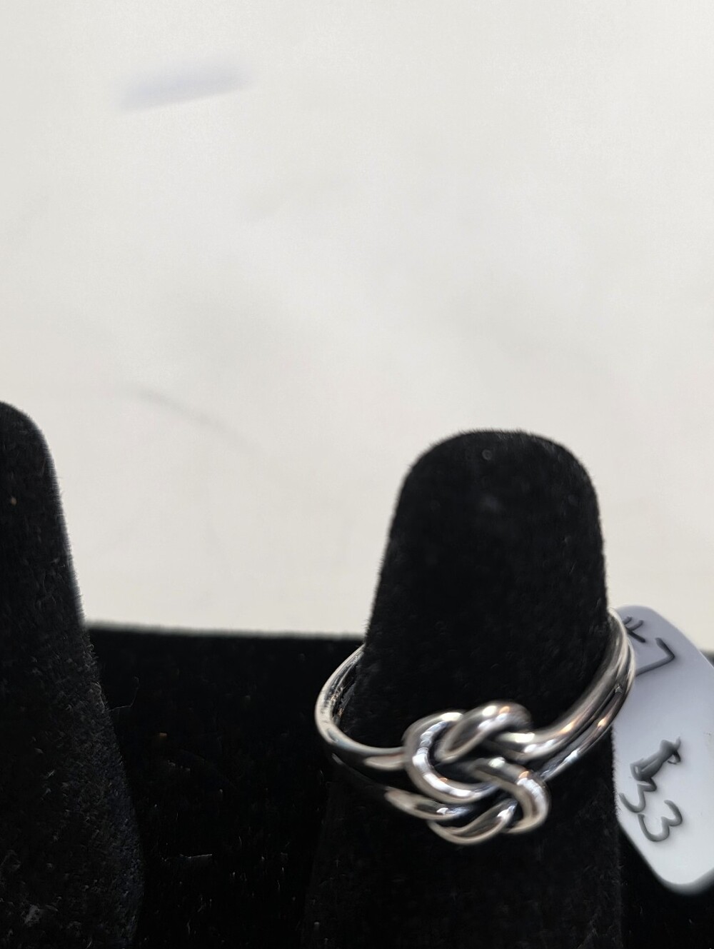 Sterling Silver Knot Ring -